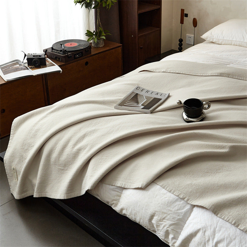Le Plaid Coton et Lin – tissage naturel, 150 × 200 cm