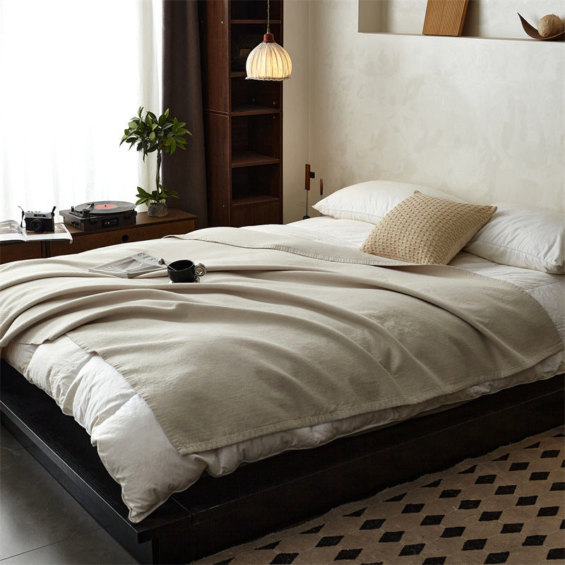 Le Plaid Coton et Lin – tissage naturel, 150 × 200 cm