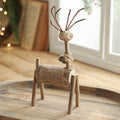 Le Cerf Sculpté – déco de Noël en bois